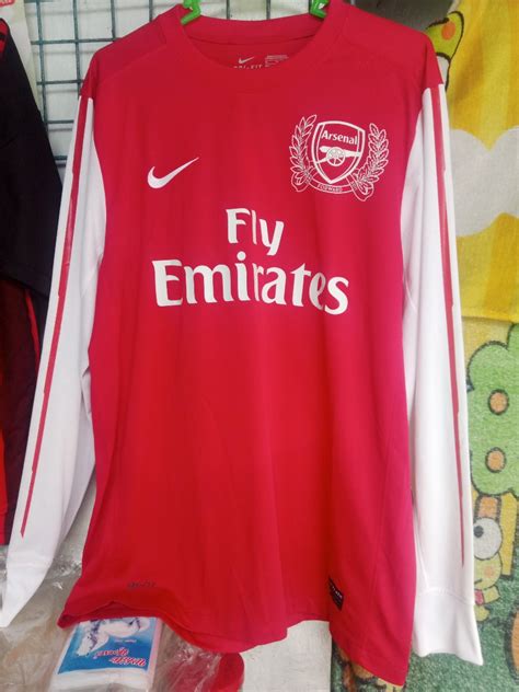 Arsenal 201112 Home Kit 125th Anniversary X Henry Mens Fashion