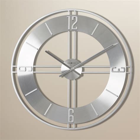 Silver Wall Clocks Foter