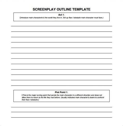 Imposing Movie Script Template Pdf With Photos Template For Free Riset