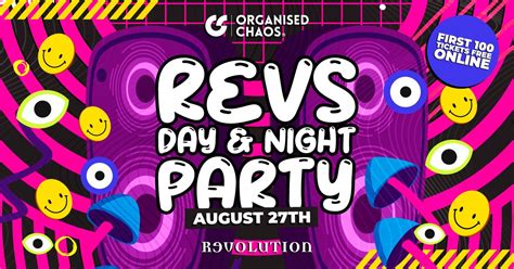 Vodka Revs Day And Night Party X Oc Events Bank Holiday Sunday At
