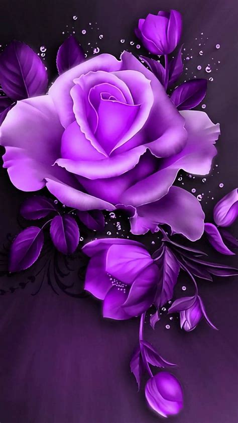 Pin By Jackie Thing On Everything Purple Purple Flowers Wallpaper