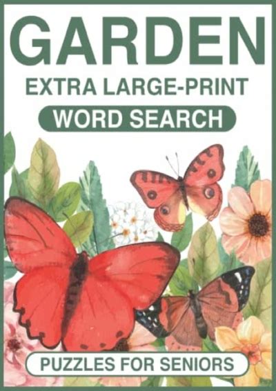 Pdf Download Garden Extra Large Print Word Search Puzzles For Seniors
