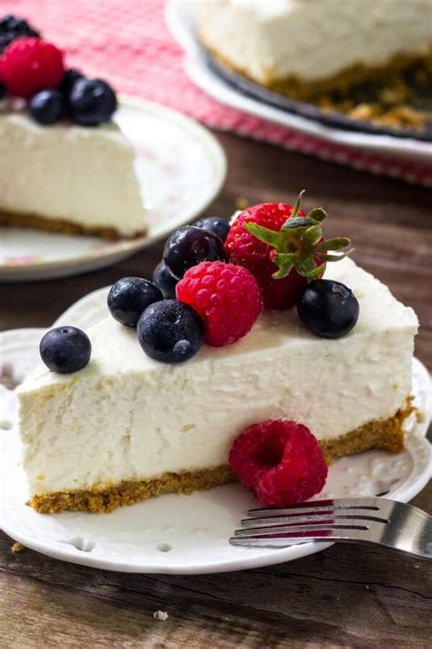 Easy No Bake Cheesecake Just So Tasty