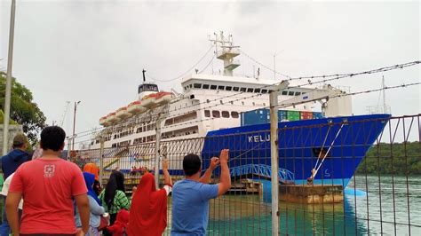 Detik Detik Kapal Kelud Meninggalkan Pelabuhan Kijang Menuju Tanjung