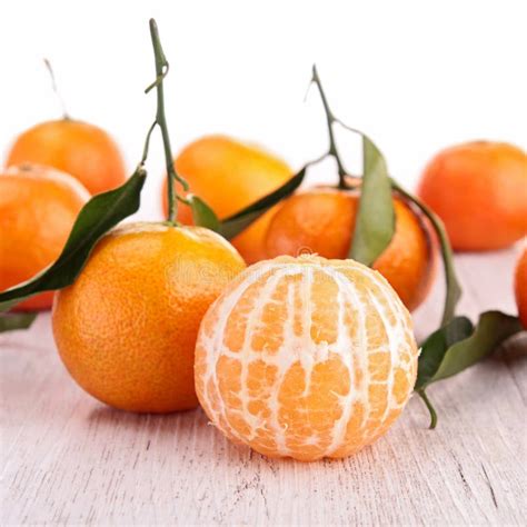 Mandarin Fruit Or Tangerine Stock Image Image Of Leaf Color 34668041