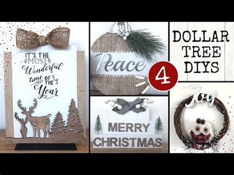 DOLLAR TREE CHRISTMAS DECOR DIYs 2020 | Easy Christmas DIYs on a Budget
