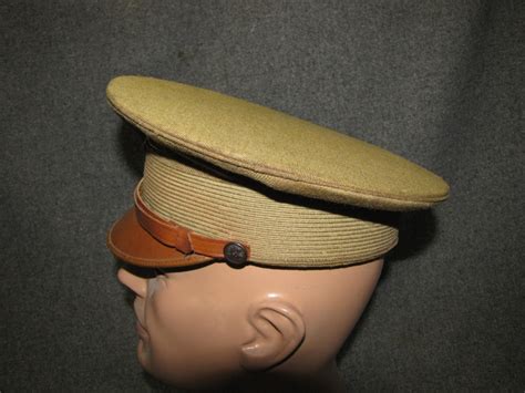 Military Antiques And Museum Uxh 0011 Wwi Us Army Officers Visor