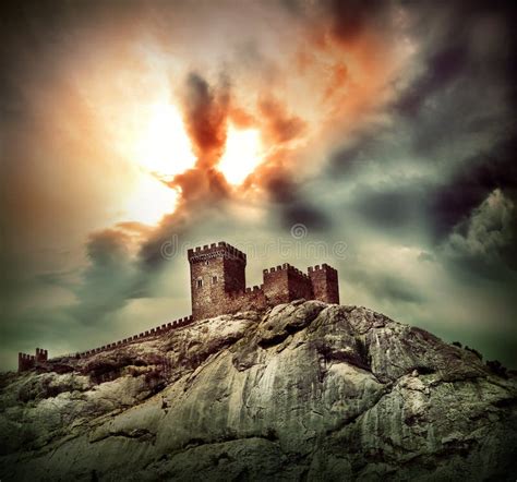 Ancient Fortress On The Hill Stock Photo Image Of Monuments