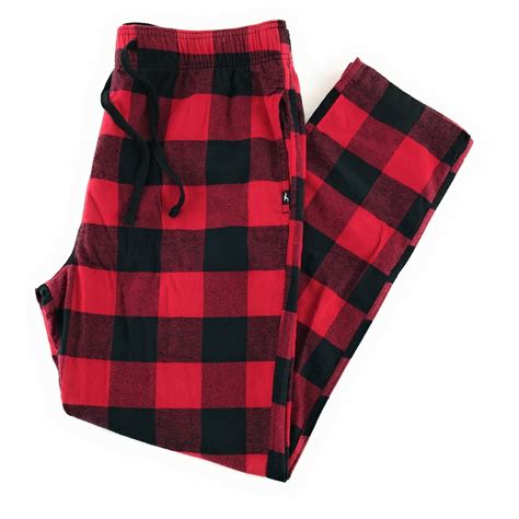 Hollister Hollister Mens Flannel Pajama Pants X Large Red Black Plaid