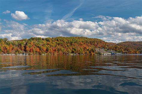 Fall Colors On Cheat Lake In Morgantown West Virginia