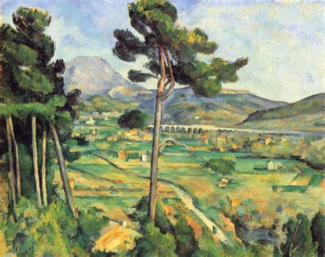 Landscape With Viaduct Montagne Sainte Victoire 1887