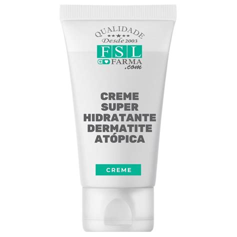 Creme Hidratante Anti Inflamatório Para Dermatite Atópica 100g Fsl