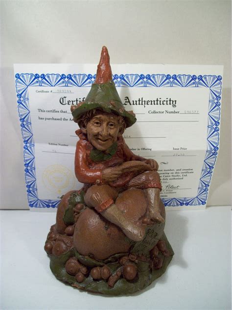 Vintage Tom Clark Spud Gnome Figurine Coa 1983 Cairn Studio Ltd
