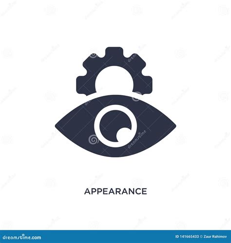 Appearance Icon On White Background Simple Element Illustration From