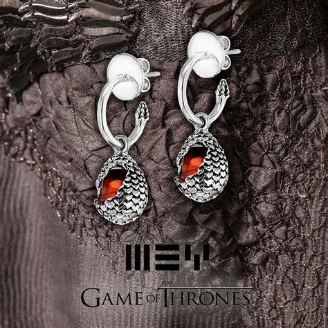 Fire Orange Dragonstone Earrings Dragon Drogon Got Gameofthrones