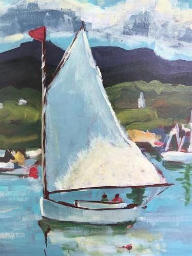 Daily Paintworks Sailing Original Fine Art For Sale Susan