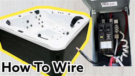 How To Wire A Hot Tub Spa 240v 50amp DIY Electrical Wiring Did I