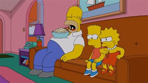 The Simpsons On Twitter Homer Eating While Sleeping Bart And Lisa