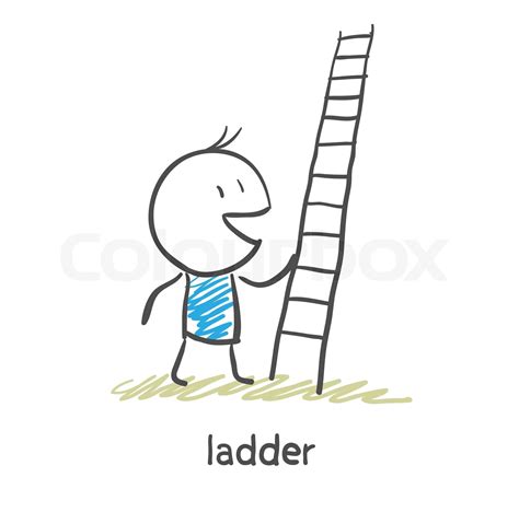 Ladder Stock Image Colourbox