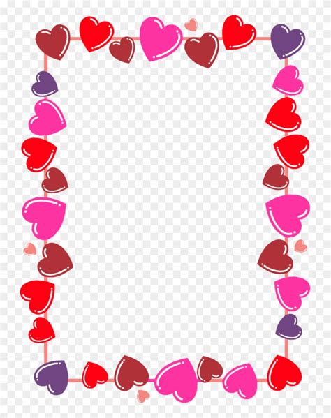 What Is Valentines Day Card Border Clipart 1096476 Pinclipart
