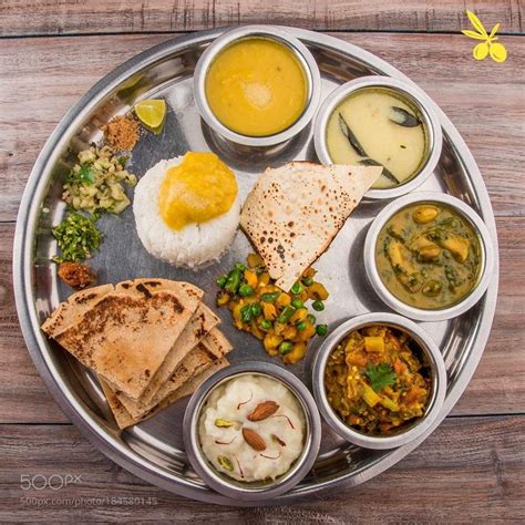 Traditional MAHARASHTRIAN Thali In India . by ...