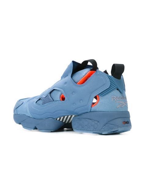 Lyst Reebok Insta Pump Fury Sneakers In Blue