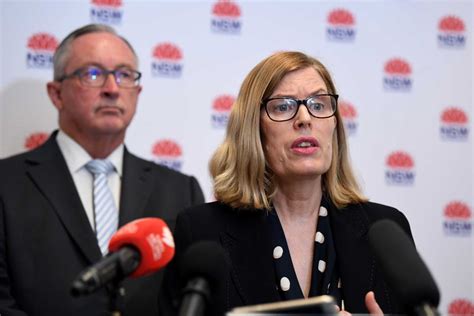 Contact the physiotherapy department head immediately following allocation. NSW chief health officer Dr Kerry Chant - ABC News ...