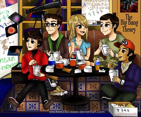 The Gang The Big Bang Theory Fan Art 15090494 Fanpop
