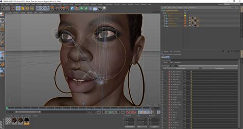 Nude Dark Skin Woman Rigged For Cinema 4D 3D Model 199 C4d Free3D