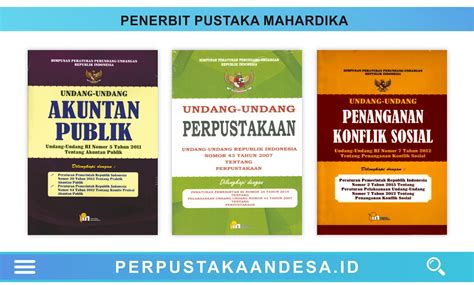 Daftar Judul Buku Buku Penerbit Pustaka Mahardika Perpustakaan Desa