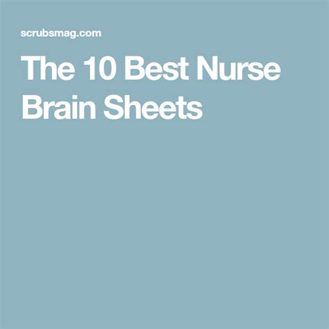 The 10 Best Nurse Brain Sheets Scrubs The Leading Lifestyle