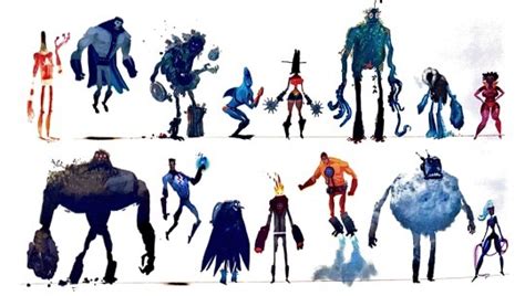 Villain Concepts From The Art Of Megaminds Guide To Defending Your City Fandom