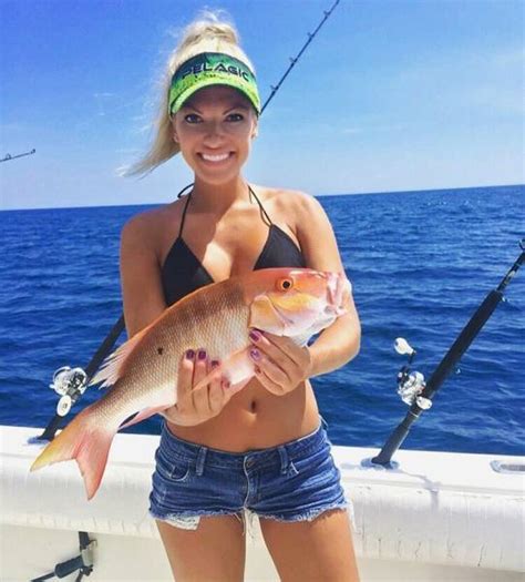 Stunning Blonde Who Loves Fishing In Bikini Pics Izismile Com