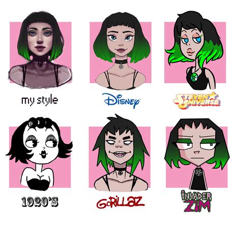 Art Style Challenge Art Style Challenge Different Drawing Styles