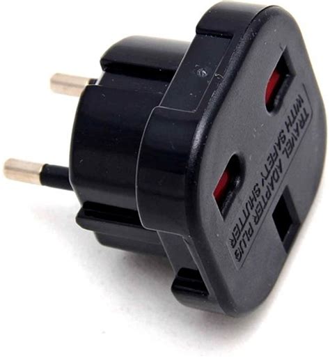 Only Uk To Eu Travel Plug Adapter Black 4smarts Elektronica