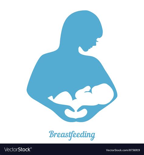 Breastfeeding Symbol Royalty Free Vector Image