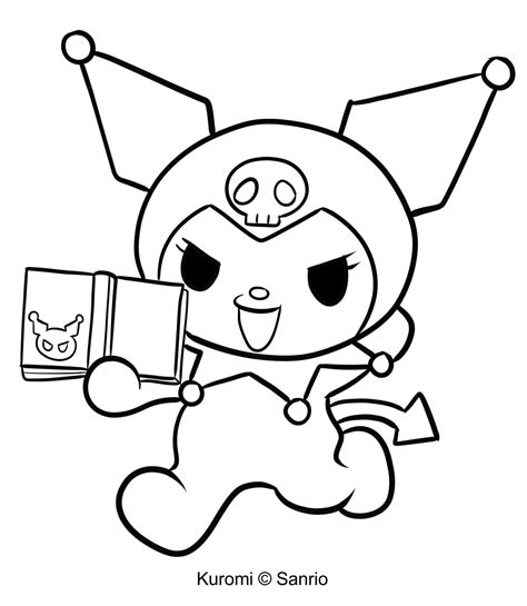 My Melody And Kuromi Coloring Page Free Printable Templates