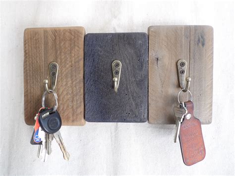 Pallet Wood Key Hooks Wood Pallets Key Hooks Key Holder