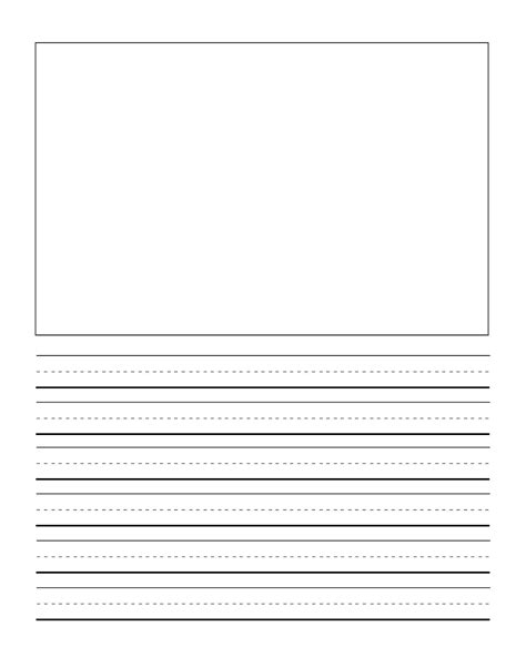 Handwriting Paper For First Grade