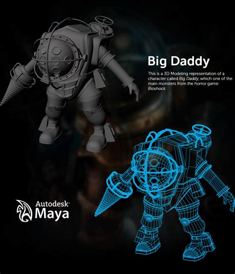 big daddy 3d modeling behance