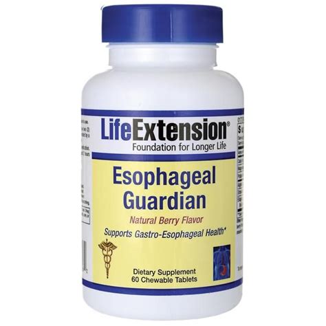 Life Extension Esophageal Guardian Natural Berry Flavor 60