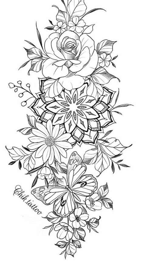 Pin By Charlena Landu On Rosasflores Floral Tattoo Sleeve Floral