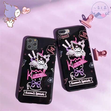Kuromi Iphone 7 Plus 8 Plus X Xr Xs Xs Max 11 Pro Max Case Cover With