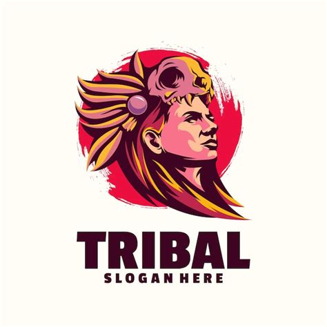 Logotipo De Mujer Tribal Vector Premium