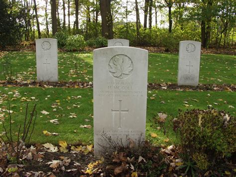 The Adegem Canadian War Cemetery H Mc Coll