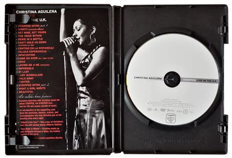 Buy DVD CHRISTINA AGUILERA Stripped Live In U K