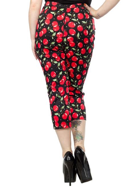 Sourpuss Cherry Pie Peggy Capris Attitude Clothing