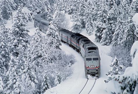 Zephyr In Winter Wonderland Amtraks Train No 5 The Cali Flickr