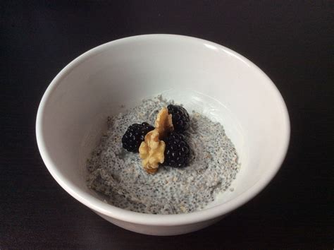 Chia Samen Mit Joghurt Und Haferflocken