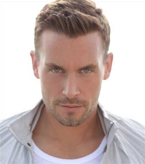 To keep it modern, flip the front part back to frame the face better. 25 Best Men's Short Hairstyles 2014-2015 | The Best Mens Hairstyles & Haircuts